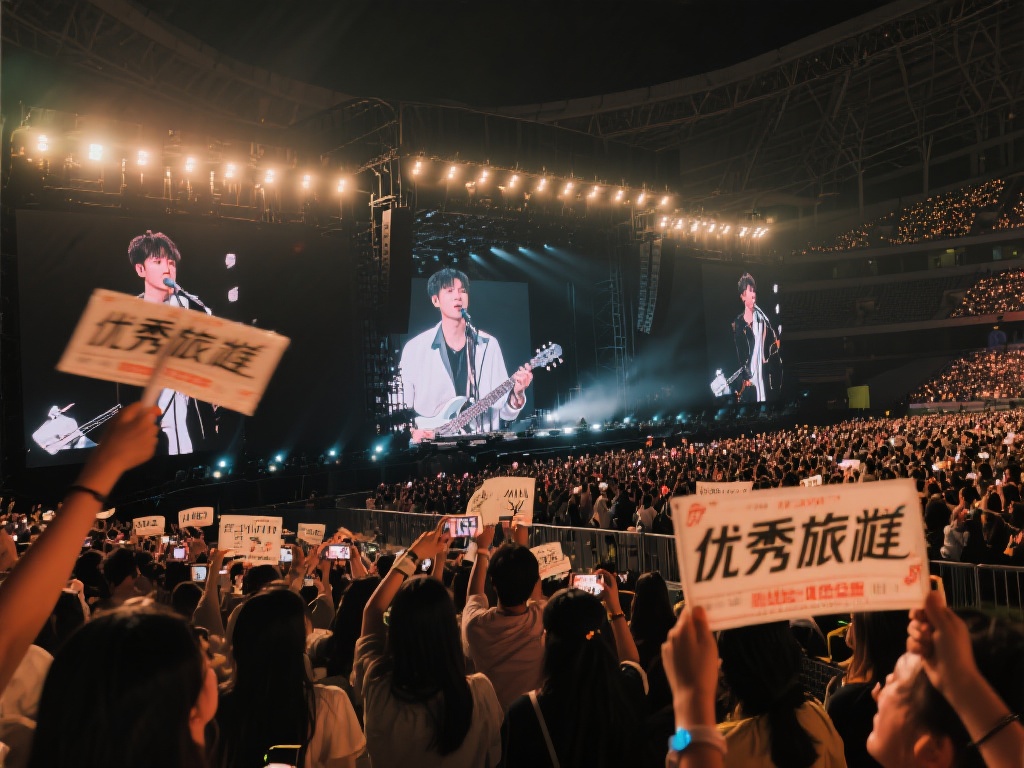 每一场优秀的演唱会背后，离不开歌迷的全情