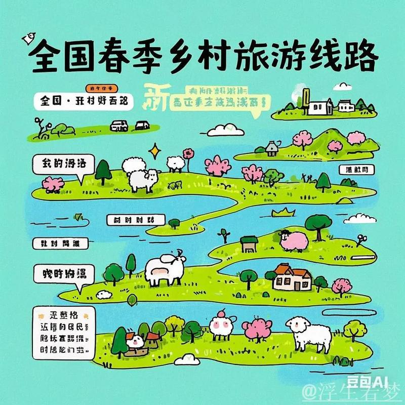 32条全国春季乡村旅游线路，你想选哪一个？
